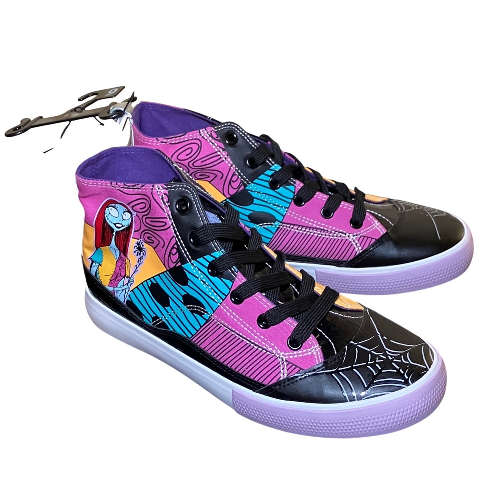 Disney Nightmare Before Christmas Sneakers Women 9 Multicolor NEW Jack Sally